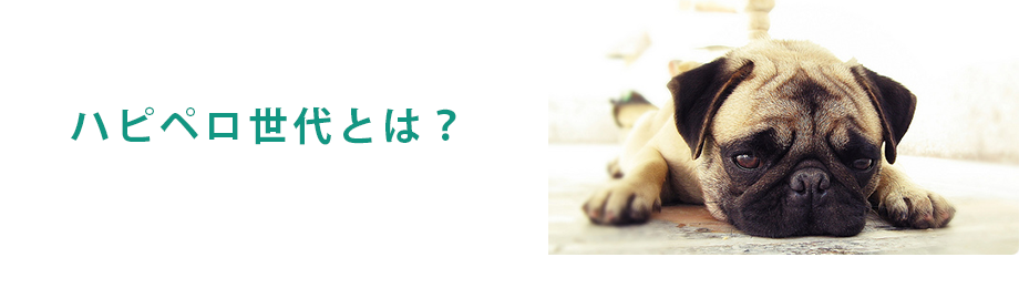 ハピペロ世代とは？